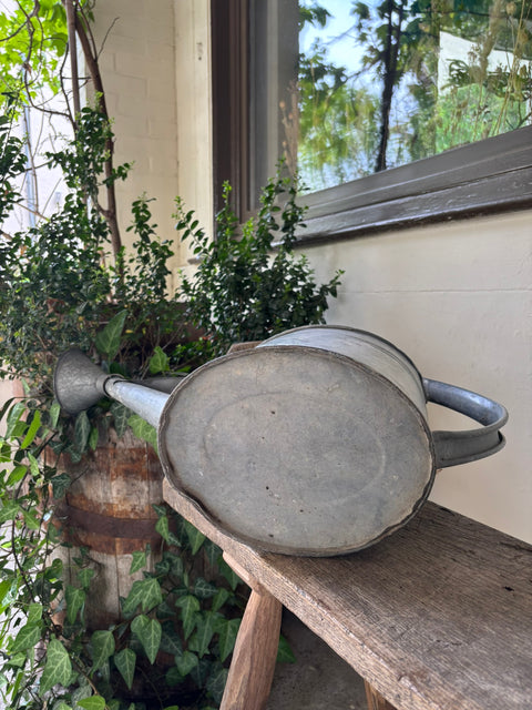 Alte vintage Zink Gießkanne ca. 10L (72x22x40cm) - Weingärtners Genusshandwerk