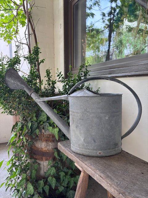 Alte vintage Zink Gießkanne ca. 10L (72x22x40cm) - Weingärtners Genusshandwerk