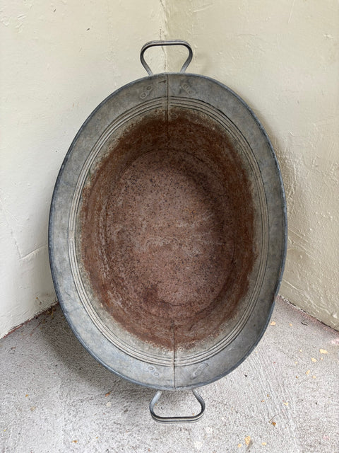 Alte Zinkwanne (66x43x27cm) - Weingärtners Genusshandwerk