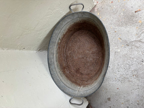 Alte Zinkwanne (66x43x27cm) - Weingärtners Genusshandwerk