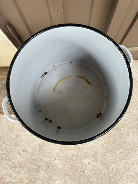 Alter Emaille Topf Vintage (32x40) - Weingärtners Genusshandwerk