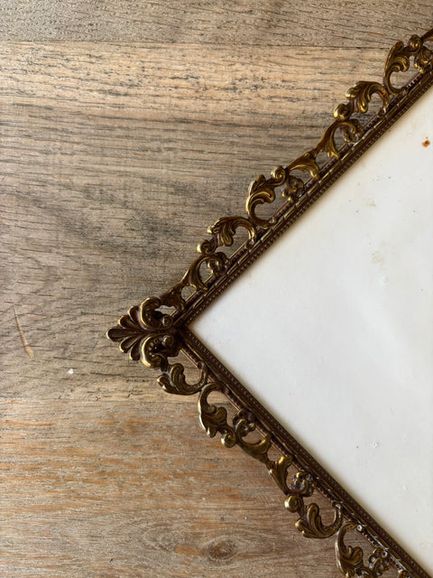 Barocker Vintage Bilderrahmen aus Dänemark (20 x 25,5cm) (#5) - Weingärtners Genusshandwerk