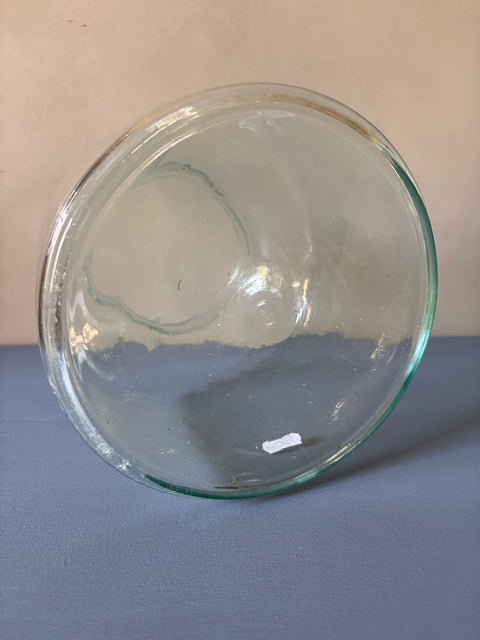 Vintage Glas Vase glatt - Weingärtners Genusshandwerk