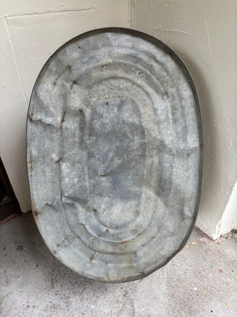 Ovale alte Zinkwanne (85x50x29cm) - Weingärtners Genusshandwerk