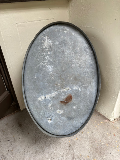 Ovale alte Zinkwanne (90x62x36cm) - Weingärtners Genusshandwerk