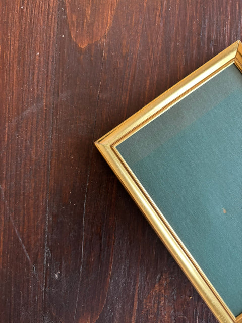 Vintage Bilderrahmen aus Dänemark (12,0 cm x 9,5 cm) - Weingärtners Genusshandwerk