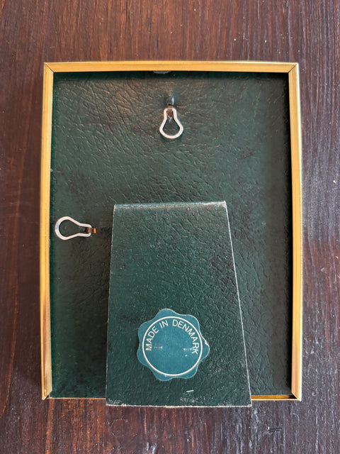 Vintage Bilderrahmen aus Dänemark (12,0 cm x 9,5 cm) - Weingärtners Genusshandwerk