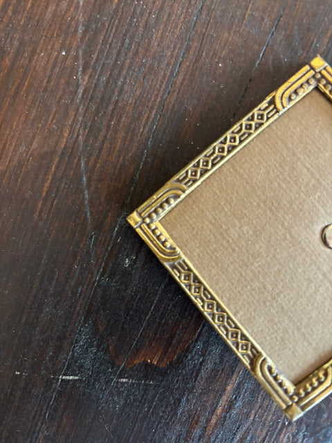 Vintage Bilderrahmen aus Dänemark (7,5 cm x 7,5 cm) - Weingärtners Genusshandwerk