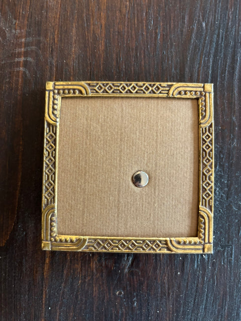 Vintage Bilderrahmen aus Dänemark (7,5 cm x 7,5 cm) - Weingärtners Genusshandwerk