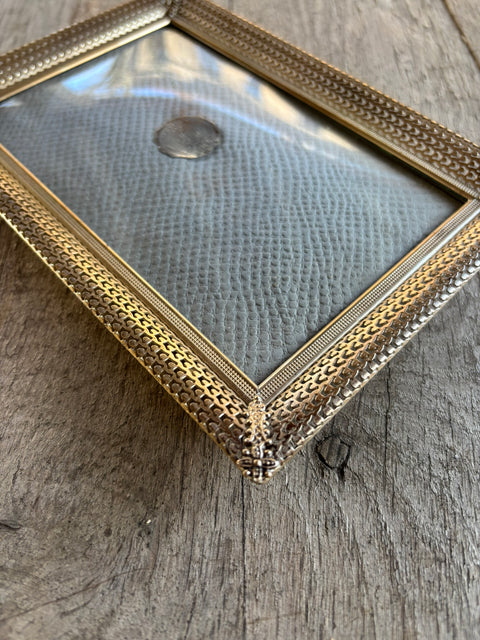 Vintage Bilderrahmen Gold mit durchbrochenem Rahmen (12 x 17 cm) (#11) - Weingärtners Genusshandwerk