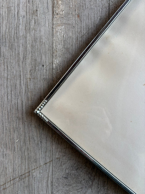 Vintage Bilderrahmen Silber (18,5 x 24 cm) (#15) - Weingärtners Genusshandwerk