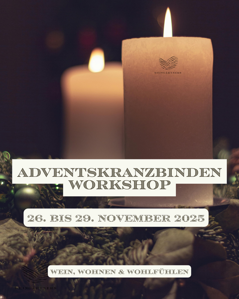Adventskranzbinden bei Weingärtners Genusshandwerk - Weingärtners Genusshandwerk